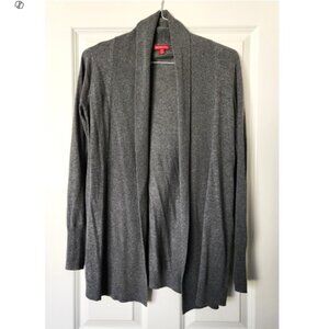 Merona Charcoal Open Front Long Sleeve Cardigan
